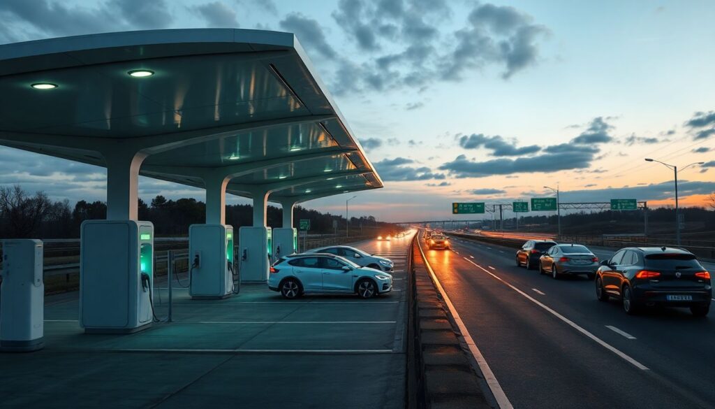 Транспорт будущего: электромобили и автономный транспорт - иллюстрация