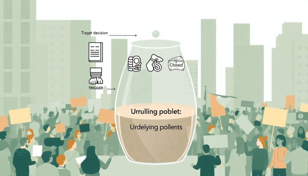 Публичные протесты: причины, динамика и правовые рамки - иллюстрация