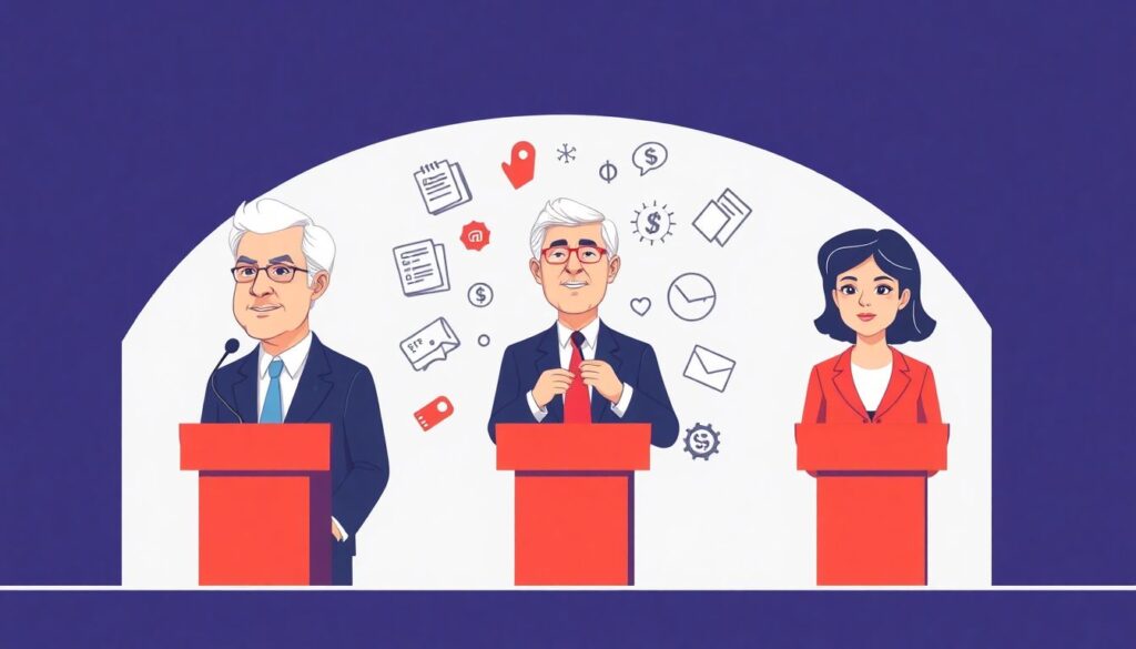 Разбор политических дебатов: кто что предлагает - иллюстрация