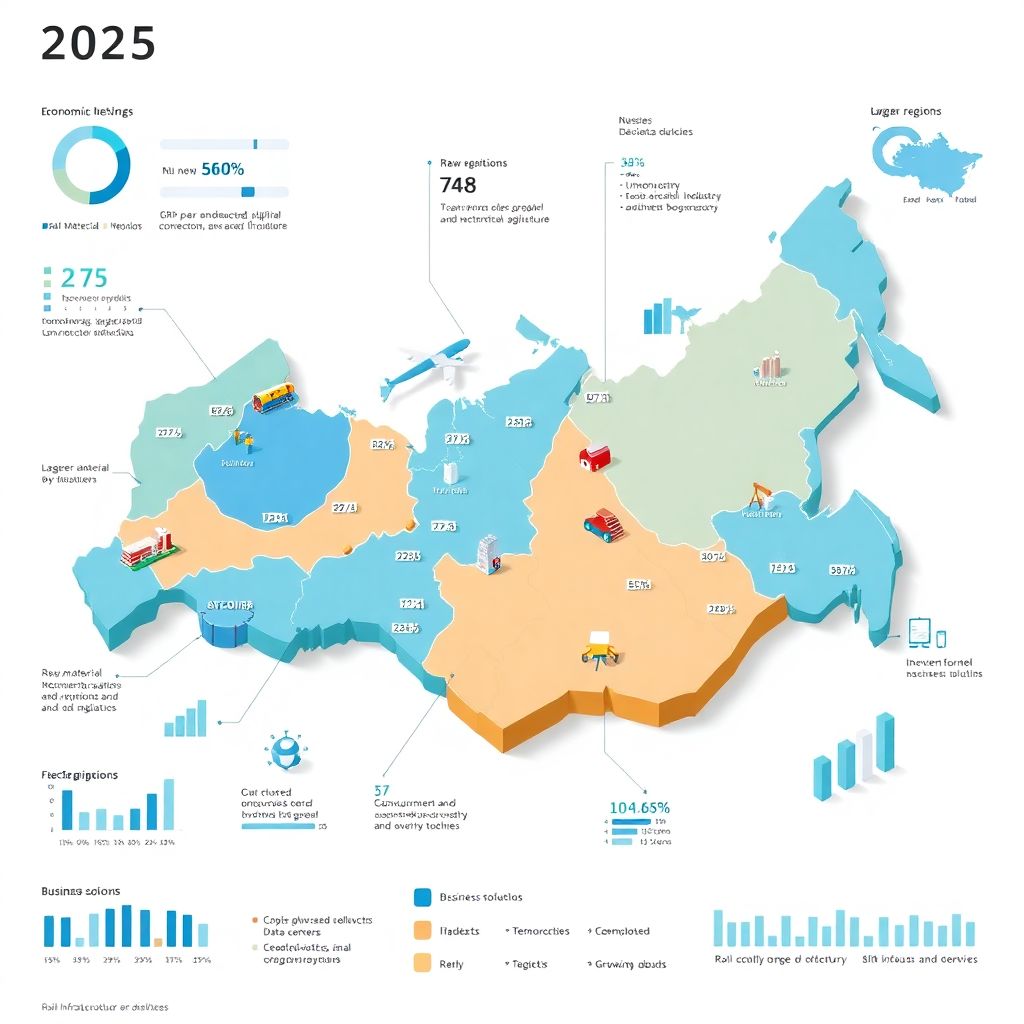 Российские регионы в цифрах: экономический обзор и ключевые показатели развития
