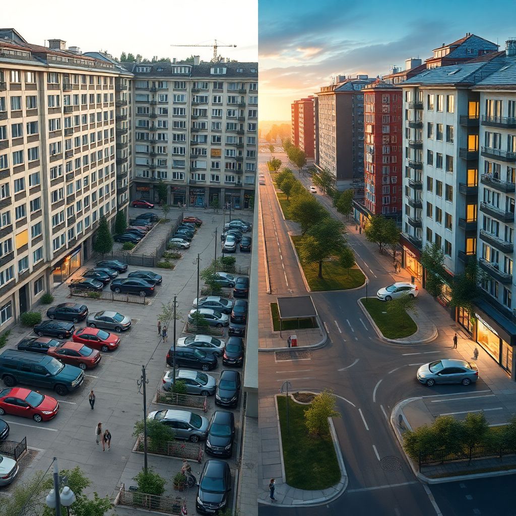 Городское планирование: редизайн кварталов и общественных пространств города