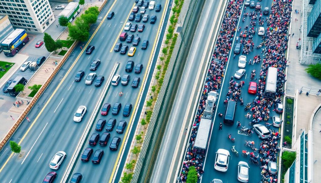 Городская мобильность: из чего складывается трафик - иллюстрация