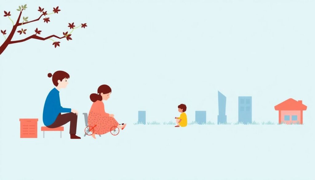 Семейная политика: поддержка родителей и детей - иллюстрация