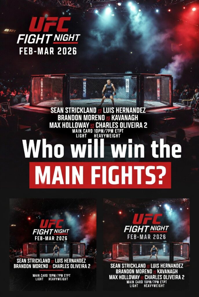 UFC февраль-март 2026: три недели, где фавориты могут рухнуть, а дивизионы — перезагрузиться