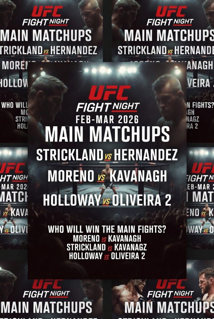 UFC февраль-март 2026: полный гид по трём турнирам — от Хьюстона до Лас-Вегаса