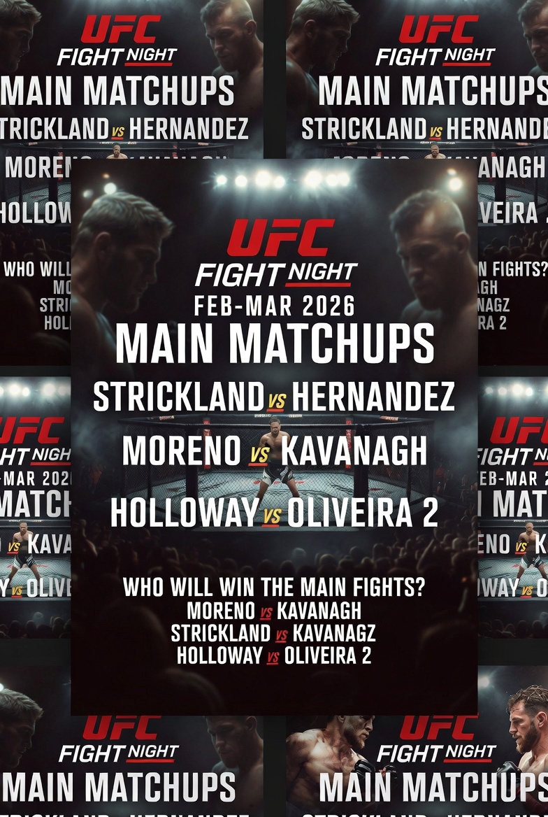 UFC февраль-март 2026: полный гид по трём турнирам — от Хьюстона до Лас-Вегаса